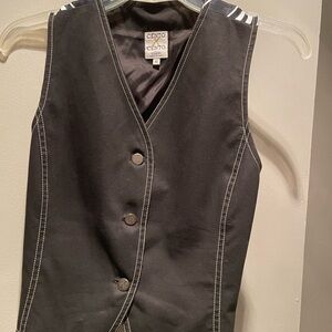 Vintage black vest by Cento for Iceberg